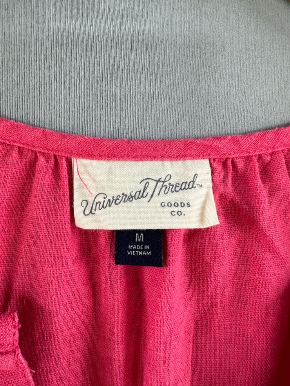 🎉5 for $45🎉 Universal thread dress size M linen blend - Picture 4 of 7
